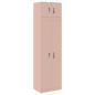 Preview: Aufbewahrungsschrank 2 stk. Rosa 60 x 40 x 220 cm Stahl