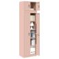 Preview: Aufbewahrungsschrank 2 stk. Rosa 60 x 40 x 220 cm Stahl