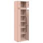Preview: Aufbewahrungsschrank 2 stk. Rosa 60 x 40 x 220 cm Stahl