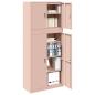 Preview: Aufbewahrungsschrank 2 stk. Rosa 90 x 40 x 210 cm Stahl