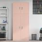 Preview: Aufbewahrungsschrank 2 stk. Rosa 90 x 40 x 210 cm Stahl