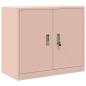Preview: Aufbewahrungsschrank 2 stk. Rosa 80 x 40 x 175 cm Stahl