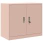 Preview: Aufbewahrungsschrank 2 stk. Rosa 80 x 40 x 210 cm Stahl
