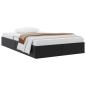 Preview: Ottoman Bettgestell Schwarz 120 x 200 cm Kunstleder