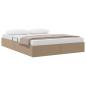 Preview: Ottoman Bettgestell Cappuccino 140 x 200 cm Kunstleder