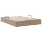 Preview: Ottoman Bettgestell Cappuccino 140 x 200 cm Kunstleder