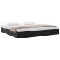 Preview: Ottoman Bettgestell Schwarz 200 x 200 cm Kunstleder
