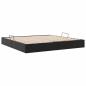 Preview: Ottoman Bettgestell Schwarz 200 x 200 cm Kunstleder