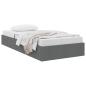 Preview: Ottoman Bettgestell mit Speicher Dunkelgrau 100 x 200 cm Stoff