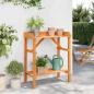 Preview: Pflanztisch Braun 75 x 40 x 90 cm Massives Kiefernholz