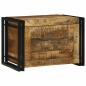 Preview: Aufbewahrungsbox Braun und Schwarz 60 x 40 x 41 cm