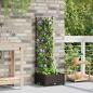 Preview: Garten-Pflanzgefäß Braun 40 x 40 x 125,5 cm PP