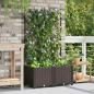 Preview: Garten-Pflanzgefäß 2 stk. Braun 80 x 40 x 143 cm PP