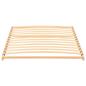 Preview: Bett-Lattenrost Braun 100 x 190 cm Massivholz Buche