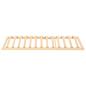 Preview: Bett-Lattenrost Braun 120 x 190 cm Massivholz Buche
