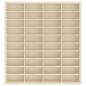 Preview: Wanddisplay-Case Wandhalterung Beige 40 x 4,5 x 43 cm