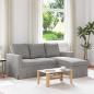 Preview: ARDEBO.de - Sofa Hellgrau 178 x 134 x 80 cm Samt
