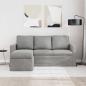 Preview: Sofa Hellgrau 178 x 134 x 80 cm Samt