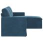 Preview: Sofa Blau 178 x 134 x 80 cm Samt