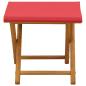 Preview: Liegestuhl 2 pcs Massives Eukalyptus Holz Rot