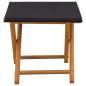 Preview: Liegestuhl 2 pcs Massives Eukalyptus Holz Schwarz