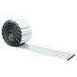 Preview: Raseneinfassung 20 m x 10 cm Verzinkter Stahl Silber