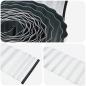 Preview: Raseneinfassung 20 m x 10 cm Verzinkter Stahl Silber