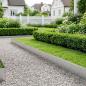 Preview: ARDEBO.de - Rasenkante 20 m x 10 cm Verzinkter Stahl Silber