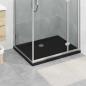 Preview: ARDEBO.de - Duschbodenablage mit Punkten 90 x 70 x 4 cm ABS Schwarz