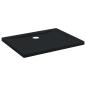 Preview: Duschbodenablage mit Punkten 90 x 70 x 4 cm ABS Schwarz