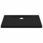 Preview: Duschbodenablage mit Punkten 90 x 70 x 4 cm ABS Schwarz