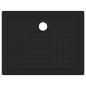 Preview: Duschbodenablage mit Punkten 90 x 70 x 4 cm ABS Schwarz