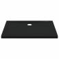Preview: Duschbodenablage mit Punkten 100 x 80 x 4 cm ABS Schwarz