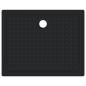 Preview: Duschbodenablage mit Punkten 100 x 80 x 4 cm ABS Schwarz