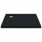 Preview: Duschbodenablage mit Punkten 90 x 90 x 4 cm ABS Schwarz