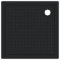 Preview: Duschbodenablage mit Punkten 90 x 90 x 4 cm ABS Schwarz