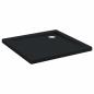 Preview: Duschbodenablage mit Punkten 80 x 80 x 4 cm ABS Schwarz