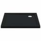 Preview: Duschbodenablage mit Punkten 80 x 80 x 4 cm ABS Schwarz