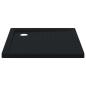 Preview: Duschbodenablage mit Punkten 80 x 80 x 4 cm ABS Schwarz