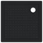 Preview: Duschbodenablage mit Punkten 80 x 80 x 4 cm ABS Schwarz