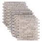 Preview: Mosaikfliesen Creme 30 x 30 cm Marmor