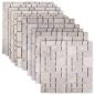 Preview: Mosaikfliesen Creme 30 x 30 cm Marmor