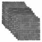 Preview: Mosaikfliesen Grau 30 x 30 cm Marmor