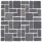 Preview: Mosaikfliesen Grau 30 x 30 cm Marmor