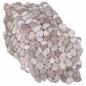 Preview: Kieselplatten Beige und Blassrosa 30 x 30 cm Flusskiesel