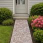 Preview: Kieselplatten Beige und Blassrosa 30 x 30 cm Flusskiesel