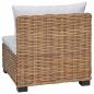 Preview: Mittels Sofa mit Kissen GENDT Naturrattan Natur