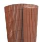 Preview: ARDEBO.de - Gartenzaun Braun 150 x 300 cm PVC