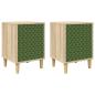 Preview: Nachttisch GELEEN 2 stk. Sonoma-Eiche 36 x 33 x 50 cm