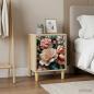 Preview: ARDEBO.de - Nachttisch BORNE 2 stk. Sonoma-Eiche 36 x 33 x 50 cm